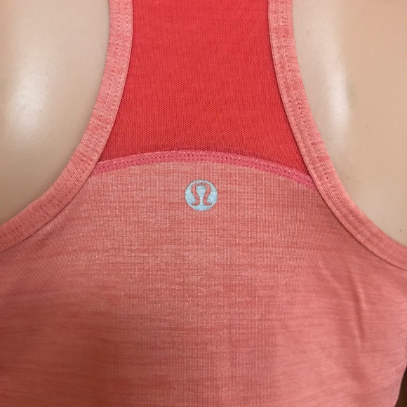 Lululemon Cool Racerback orange Material Luxtreme Size None - Picture 12 of 12